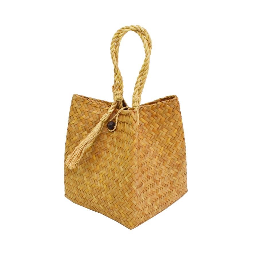 カチュー 一本手 フリンジ かごバッグ 天然素材 水草 Kj 68 Mk50 ラタンハウスかごや ヤフー店 通販 Yahoo ショッピング