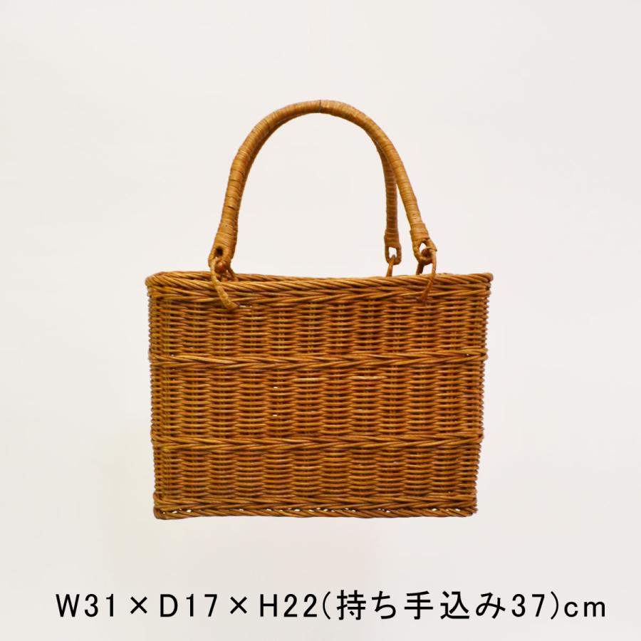 ラタンバスケット 買い物かご 角 エコバッグ 籐かご バッグ ラタンバスケット 買い物かご 角 エコバッグ 籐かご バッグ