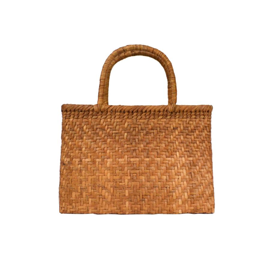 高級素材 山葡萄バッグ 律 かごバッグ 網代編み 熟練 職人 : ラタン  