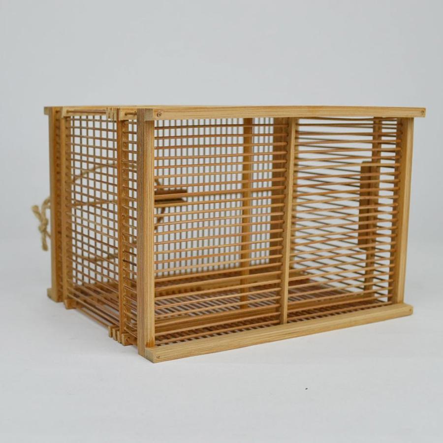 竹籠 大 虫かご 虫籠 昔懐かしい 繊細 竹製の虫かご : ラタンハウス