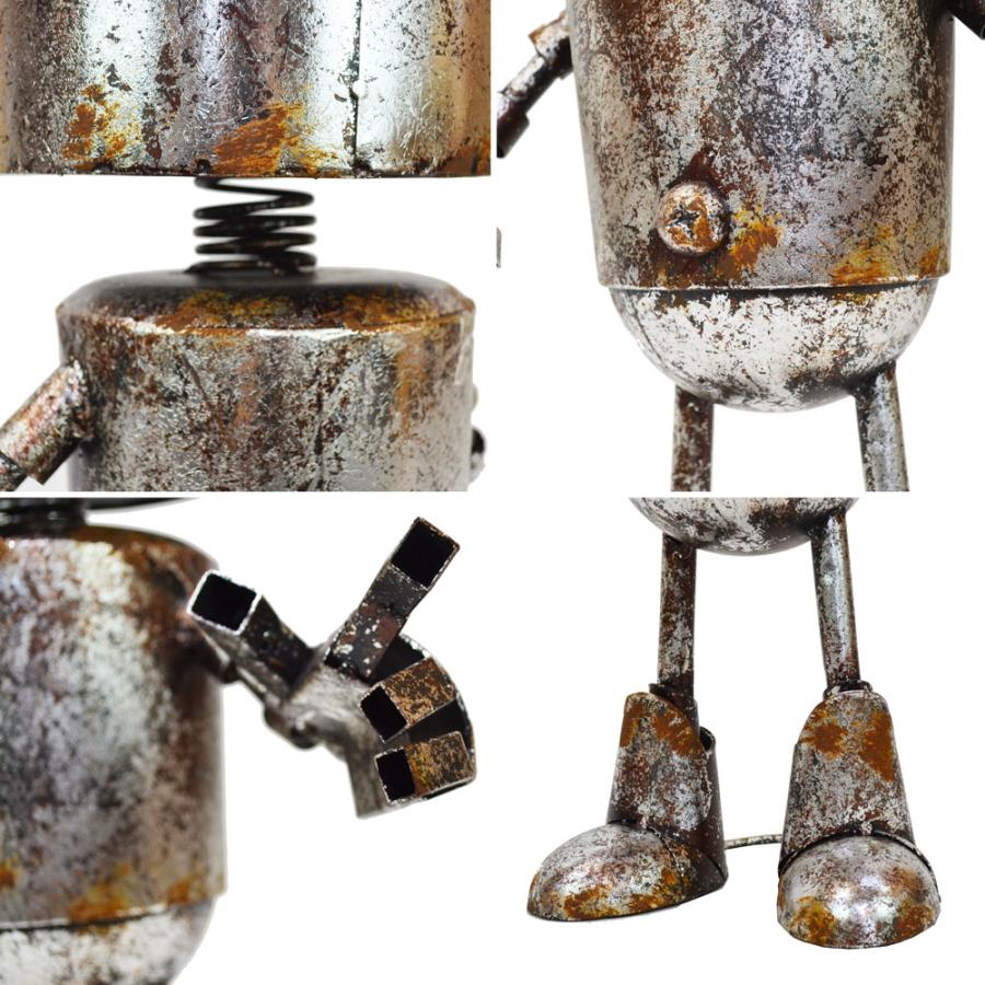 ブリキロボット ベベット 鉄 オブジェ ヴィンテージ加工