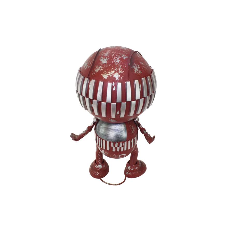 ブリキロボット ルビーボール 鉄 オブジェ ヴィンテージ加工