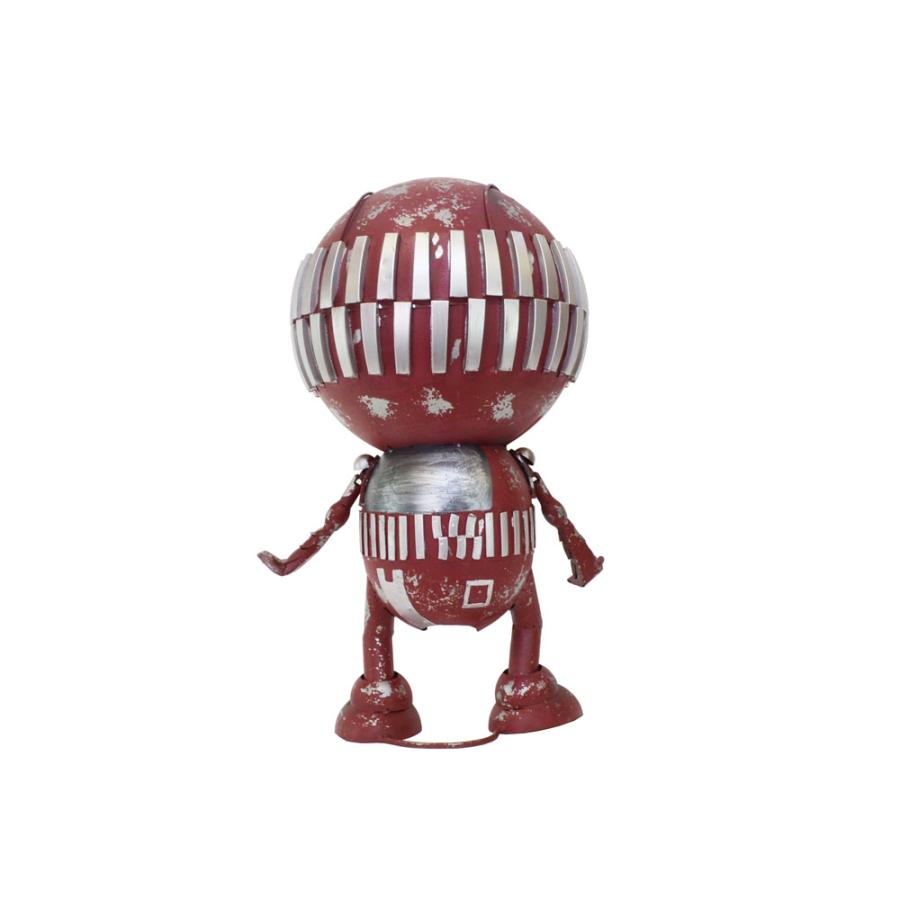 ブリキロボット ルビーボール 鉄 オブジェ ヴィンテージ加工