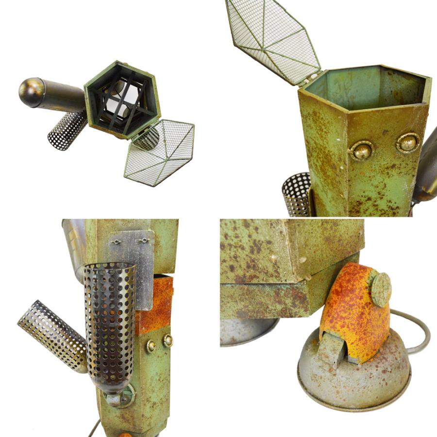 ブリキロボット カクタス 鉄 オブジェ ヴィンテージ加工