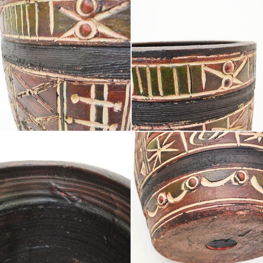 カラーテラコッタ植木鉢 プランター ナスカ M 9号 黒 |  | 04