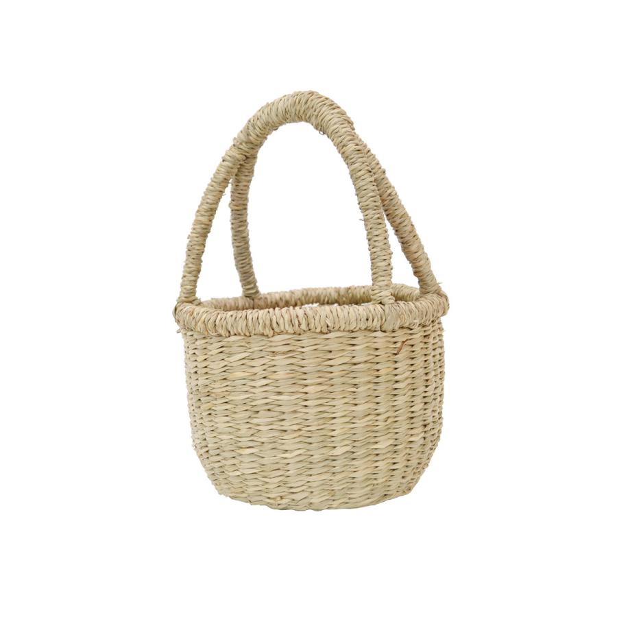 シーグラス 小さなかご 一本手 ミニバスケット かごバッグ Vs 111 Mk03 ラタンハウスかごや ヤフー店 通販 Yahoo ショッピング