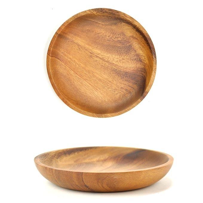 アカシア ラウンド プレート Sサイズ 木製食器 【15cm×15cm アカシア ラウンド プレート Sサイズ 木製食器 【15cm×15cm