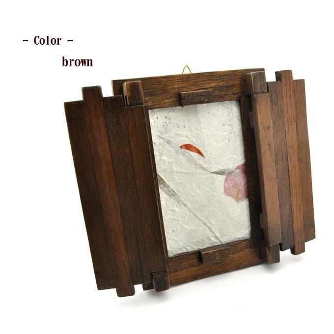 扉付き フォトフレーム 写真立て 壁掛け L判 木製 プレゼント シンプル