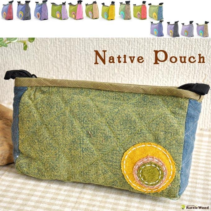 ポーチ 小物入れ かわいい おしゃれ メンズ レディース バッグ ファッション クラッチバッグ 刺繍 化粧ポーチ アジアン エスニック Th 0135 Rattle Wood Yahoo 店 通販 Yahoo ショッピング