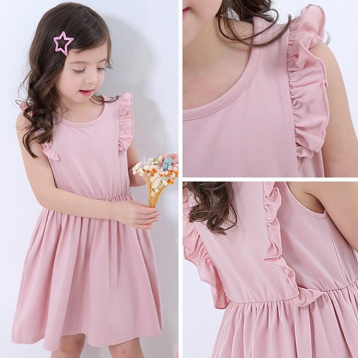 ワンピース 子供服 キッズ ノースリーブ 半袖 子供服 女の子 フリル 春 夏 100cm 110cm 120cm 130cm 140cm メゾンドラビ | ブランド登録なし | 11