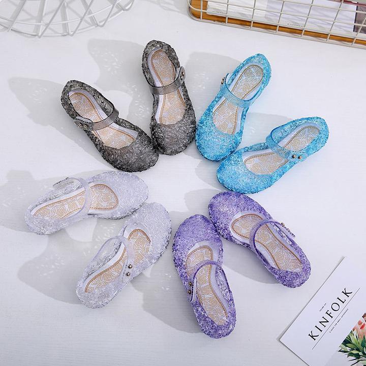 女の子 サンダル  即納  メッシュサンダル パンプス ラバー 靴 くつ シューズ 子供 キッズ  プリンセス お姫様 キラキラ  夏  プール 海 |  | 15