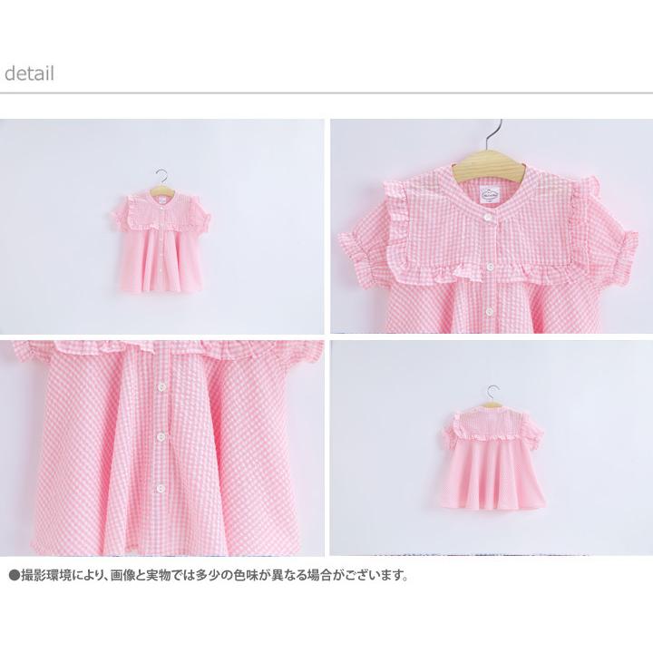 女の子 こども服 子供服 キッズ トップス ブラウス 半袖 シャツ