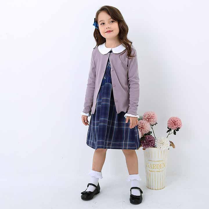 子供服 女の子 ワンピース キッズ ノースリーブ ジャンパースカート