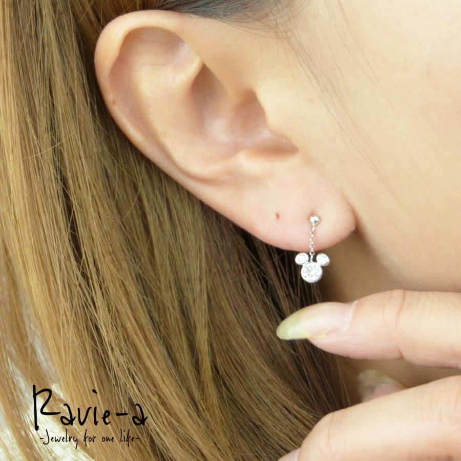 マウスピアス K10 ピンクゴールド ホワイトゴールド 揺れる