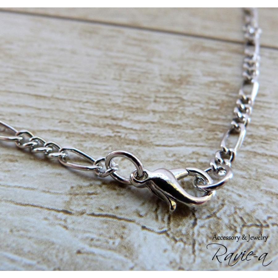 メンズ ネックレス クロス 十字架 クロムハーツ好き 黒墨 シルバー