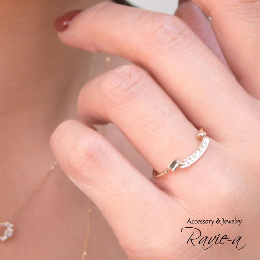 ダイヤモンド 結婚指輪 マリッジリング ハワイアンジュエリー 指輪 k10