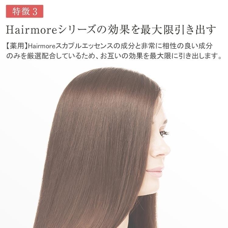 Hairmore（ヘアモア） ノンシリコンシャンプー 3本 セット スカルプ