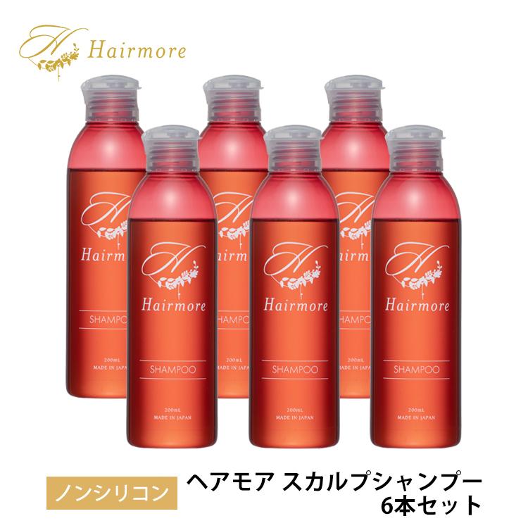 【Hairmore】 ヘアモアセット Hairmore ノンシリコンシャンプー ヘアモア 6本 セット スカルプ daily