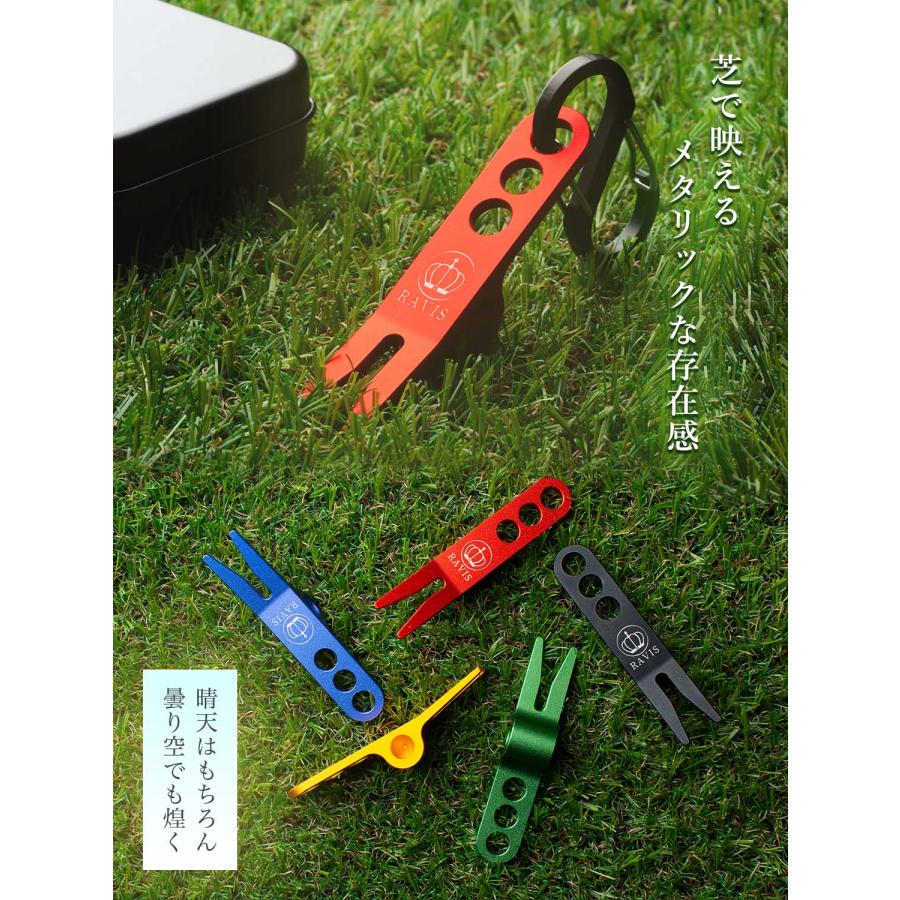 グリーンフォーク おしゃれ ゴルフ ラウンド用品  匠のディボットツール 携帯用 1個入り カラビナ付き かっこいい  おすすめ パーティー コンペ 参加賞 景品 |  | 02