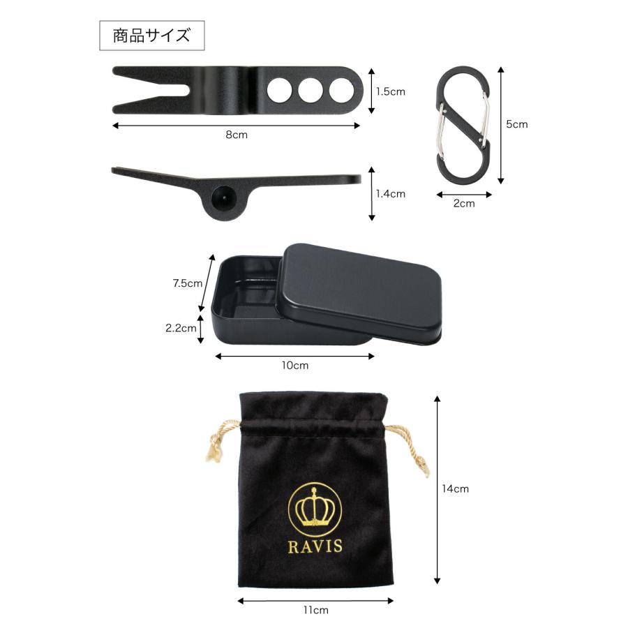 グリーンフォーク おしゃれ ゴルフ ラウンド用品  匠のディボットツール 携帯用 1個入り カラビナ付き かっこいい  おすすめ パーティー コンペ 参加賞 景品 |  | 05