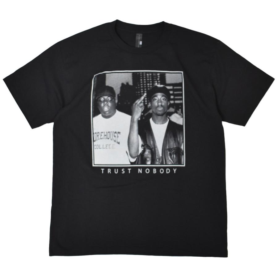 希少 2PAC Tシャツ XL ビッグロゴ ビッグサイズ 黒 BLACK 2Pac & Biggie S/S T-Shirts Black Tシャツ 2パック ビギー メンズ