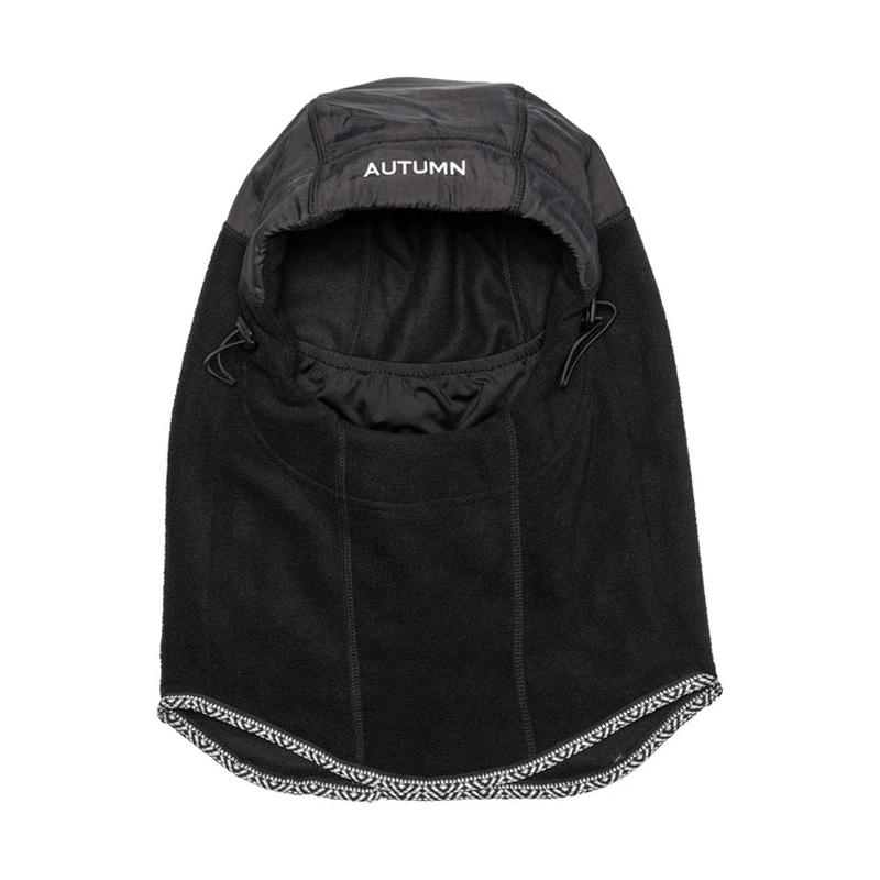 【新品】lemaire hood バラクラバ　ニット　フード　黒　Sサイズ 新品】lemaire hood バラクラバ ニット フード 黒 Sサイズ