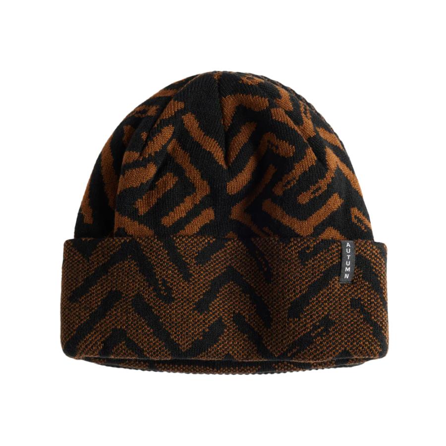 Autumn Headwear オータムヘッドウェア Geo Beanie - Black ビーニー