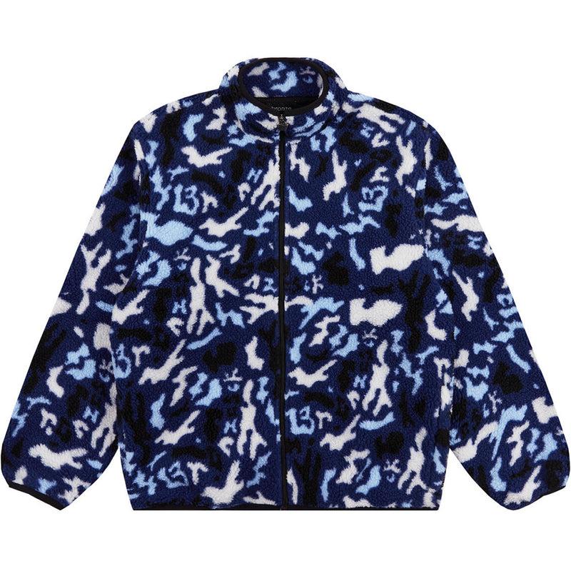 SALE]BRONZE 56K CAMO FLEECE JACKET ブルー メンズ ジャケット  