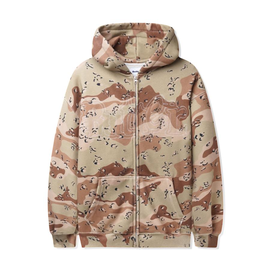 Butter Goods BUTTER GOODS Breakdown Zip-Thru Hood デザートカモ 