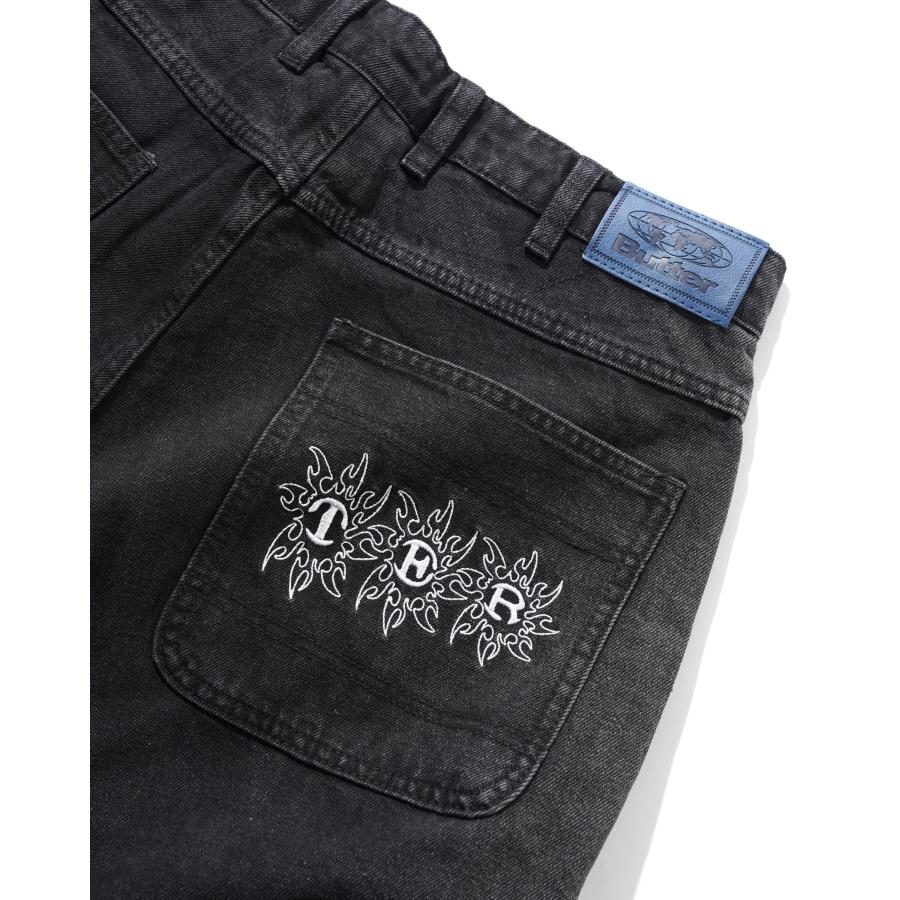 buttergoods デニム　ブラックBAGGIEST Butter Goods バターグッズ パンツ BUTTER GOODS SANTOSUOSSO