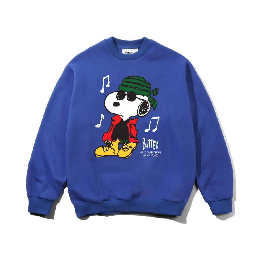 BUTTER GOODS X SNOOPY スヌーピー スウェット Butter Goods（バターグッズ） [SALE]BUTTER GOODS x Peanuts Music