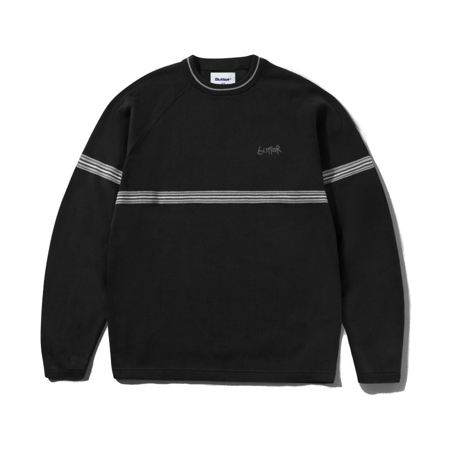 Butter Goods（バターグッズ） BUTTER GOODS Pier Knit Sweater Black 