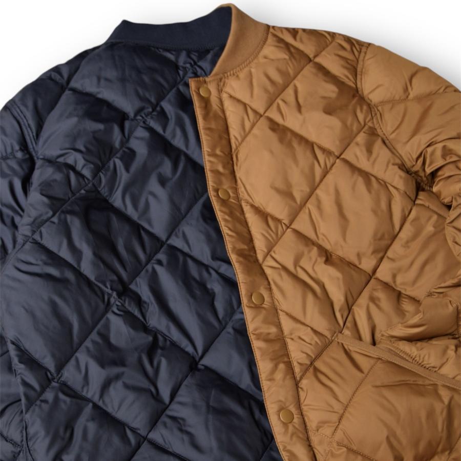 Calvin Klein リバーシブル キルティング ジャケット カーキ x Calvin Klein リバーシブル キルティング ジャケット カーキ x