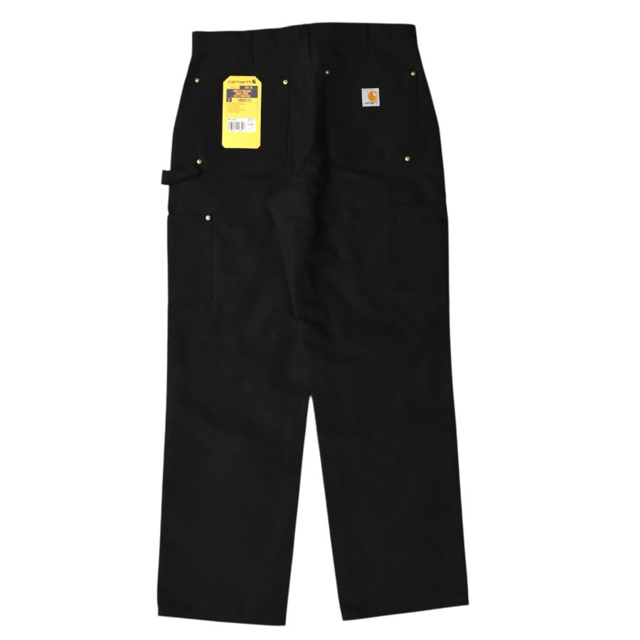 Carhartt B01 BLK ブラックワークパンツ 33x30 Carhartt USA B01 Double Front Work Dungaree ブラック ワーク