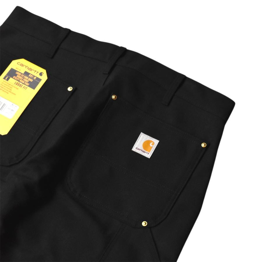 Carhartt USA B01 Double Front Work Dungaree ブラック ワーク