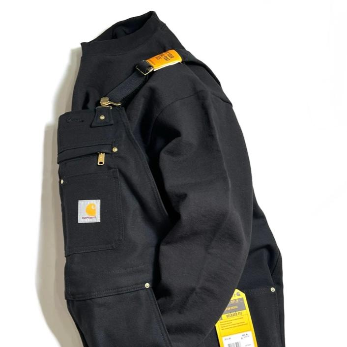 Carhartt カーハート ダック ビブ オーバーオール ブラック