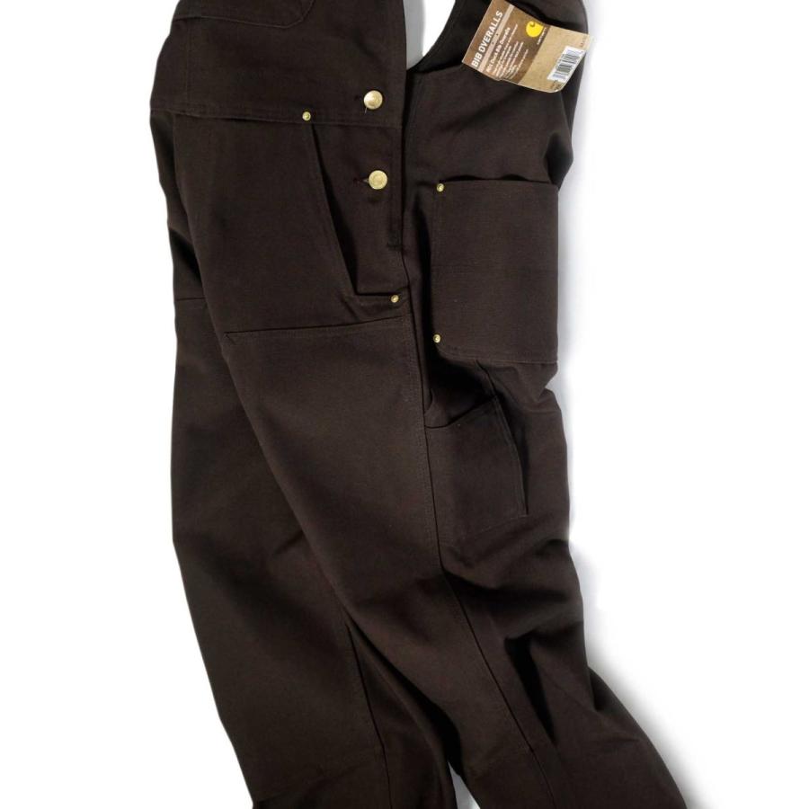 Carhartt ダークブラウン オーバーオール 32x32 Carhartt カーハート ダック ビブ オーバーオール ダーク