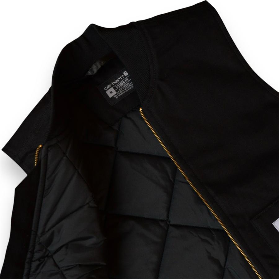 Carhartt カーハート ダック ベスト V01 ブラック メンズ Carhartt カーハート ダック ベスト V01 ブラック メンズ