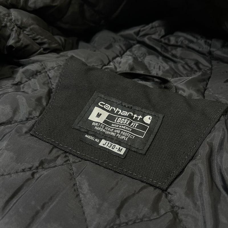 極美品✨カーハート USA製 ダック地 アクティブジャケット ブラック M 極美品□USA製□carhartt【L】アクティブジャケット ダック ブラック