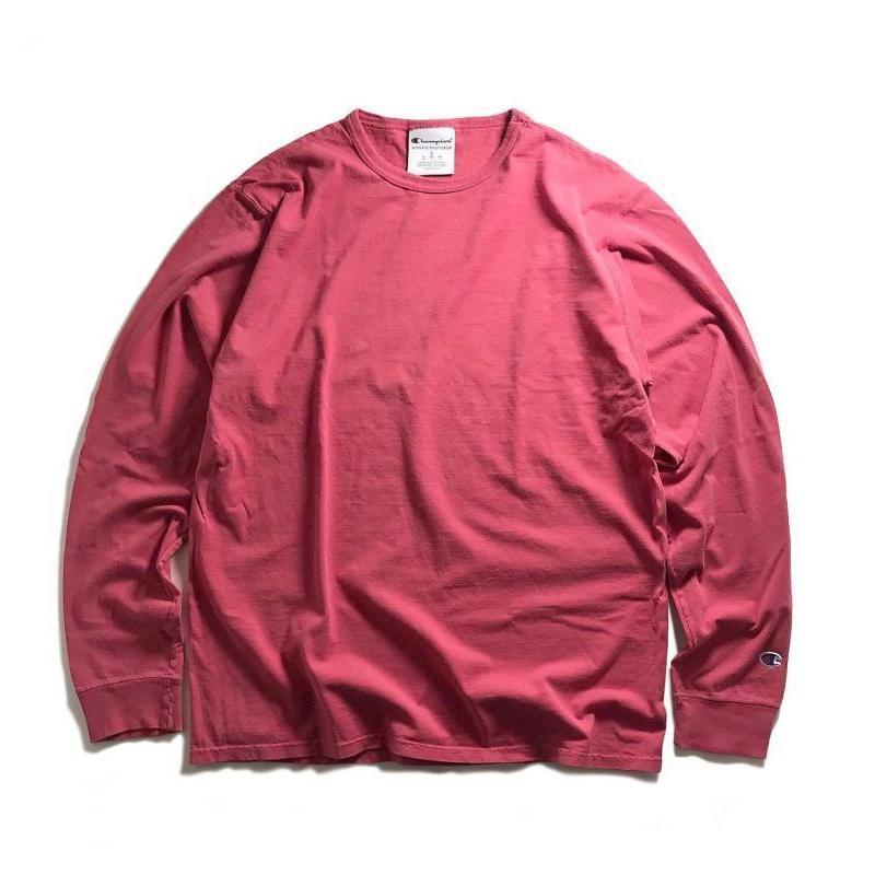 Sale チャンピオン Usa 6オンス ガーメントダイ ロングスリーブ Tシャツ クリムゾン メンズ 長袖tシャツ Champion 6ozgarmentdyedlongsleevetshirts Crimson Rawdrip 通販 Yahoo ショッピング