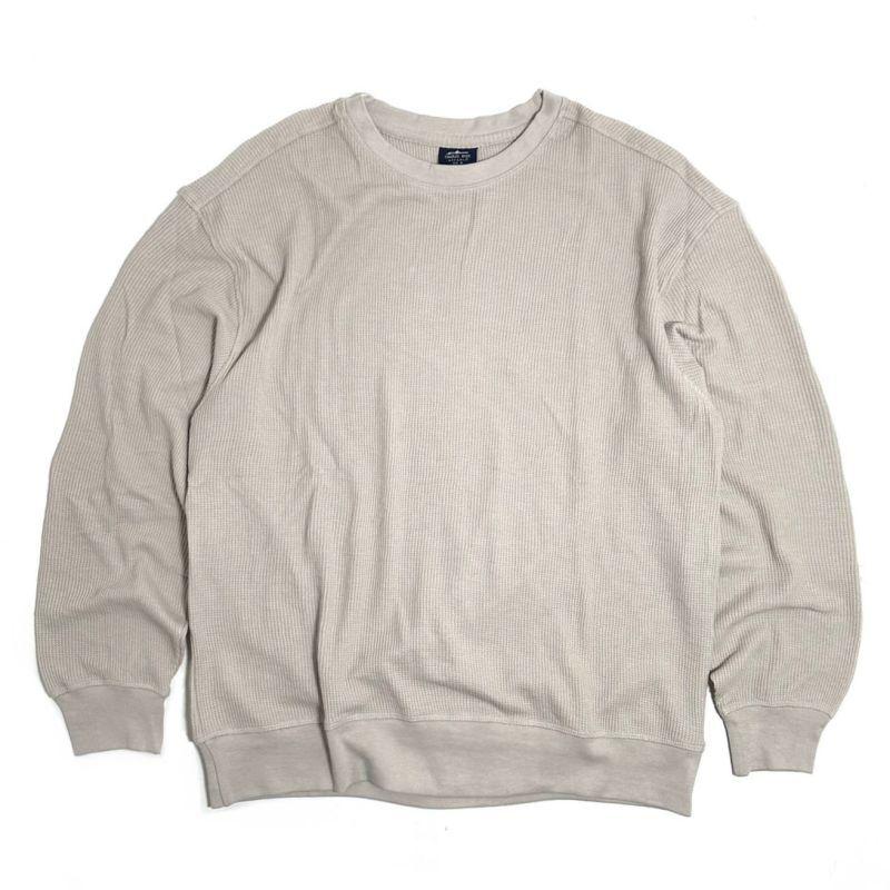 CHARLES RIVER APPAREL ワッフル クルーネック ロングスリーブ 