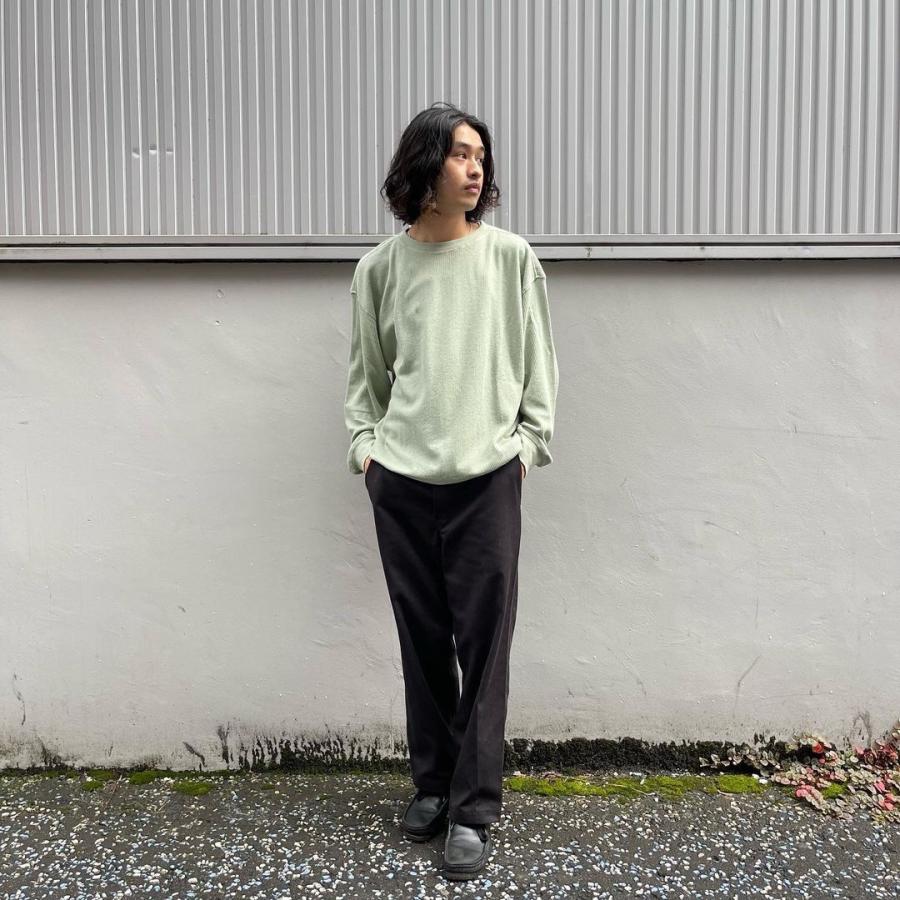 CHARLES RIVER APPAREL ワッフル クルーネック ロングスリーブ CHARLES RIVER APPAREL ワッフル クルーネック ロングスリーブ