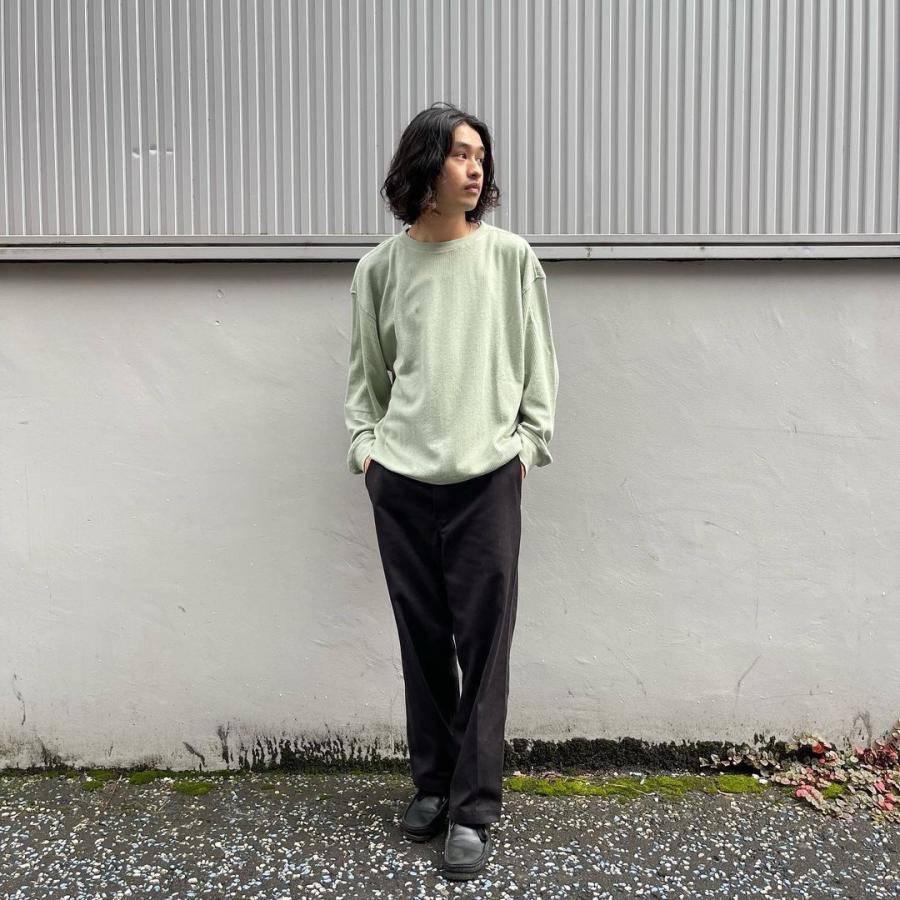 CHARLES RIVER APPAREL ワッフル クルーネック ロングスリーブ セージ  メンズ/レディース/トップス/サーマル/ロンT/トレーナー/チャールズリバー｜rawdrip｜06