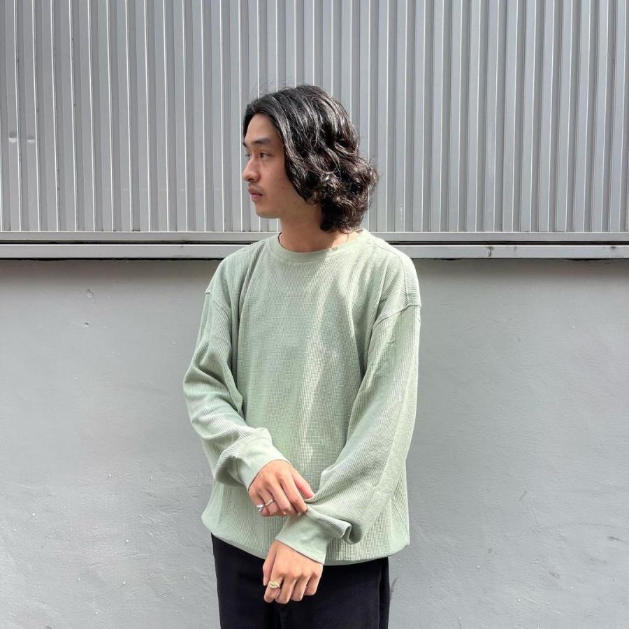 CHARLES RIVER APPAREL ワッフル クルーネック ロングスリーブ CHARLES RIVER APPAREL ワッフル クルーネック ロングスリーブ