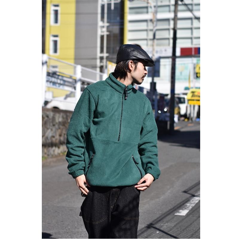 CHARLES RIVER APPAREL アディロンダック フリース プルオーバー フォレストグリーン｜rawdrip｜05