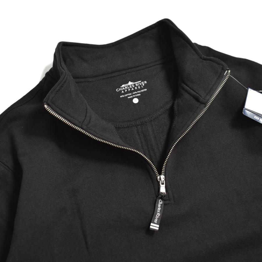 CHARLES RIVER APPAREL クロス ウィンド クオータージップ スウェット 