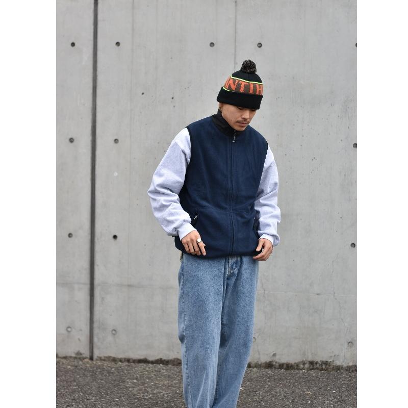 CHARLES RIVER APPAREL リッジ ライン フリース ベスト ネイビー｜rawdrip｜06