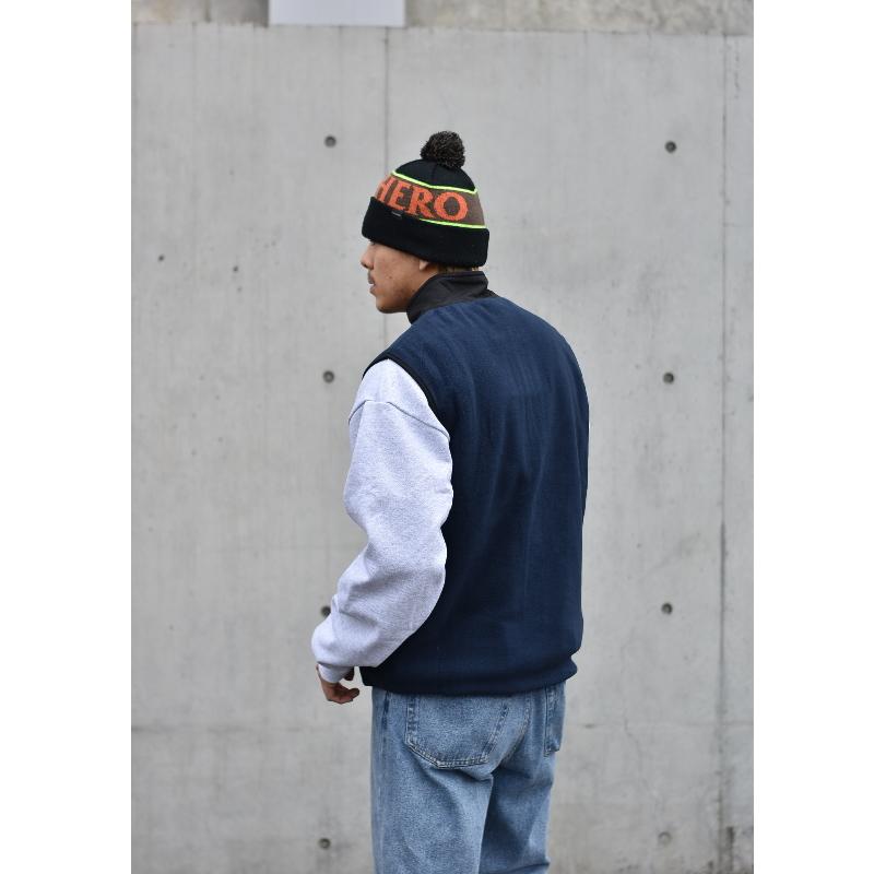 CHARLES RIVER APPAREL リッジ ライン フリース ベスト ネイビー