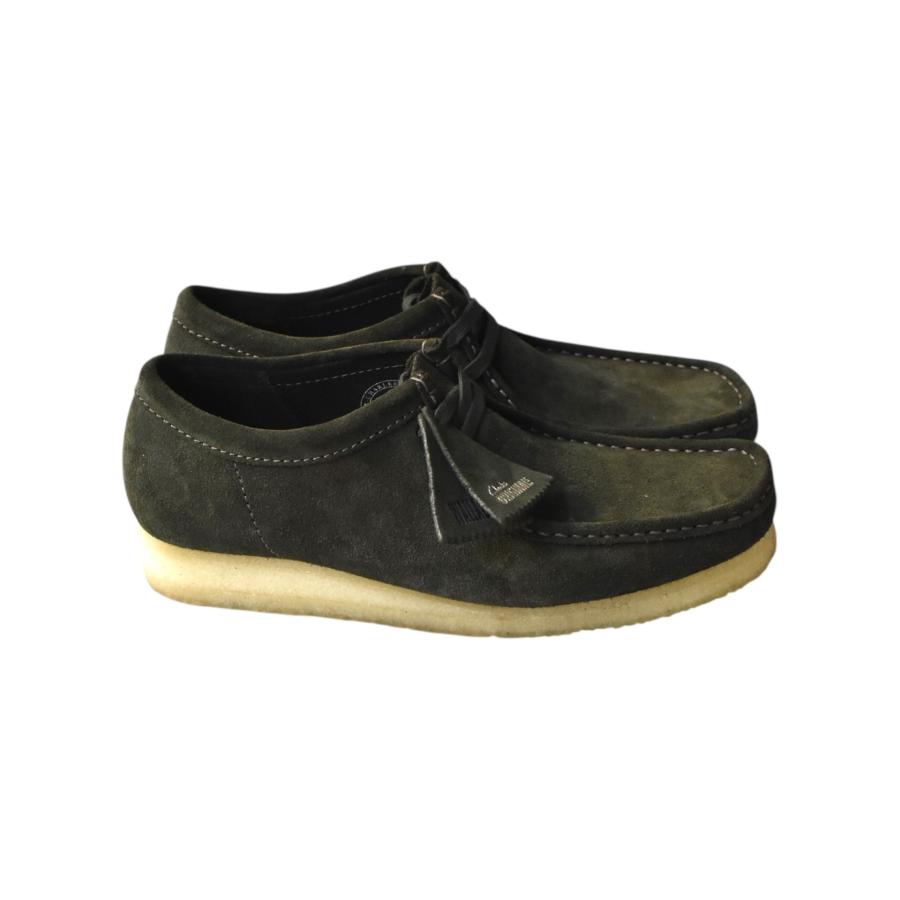 Clarks Warabee Forest Green Suade クラークス ワラビー