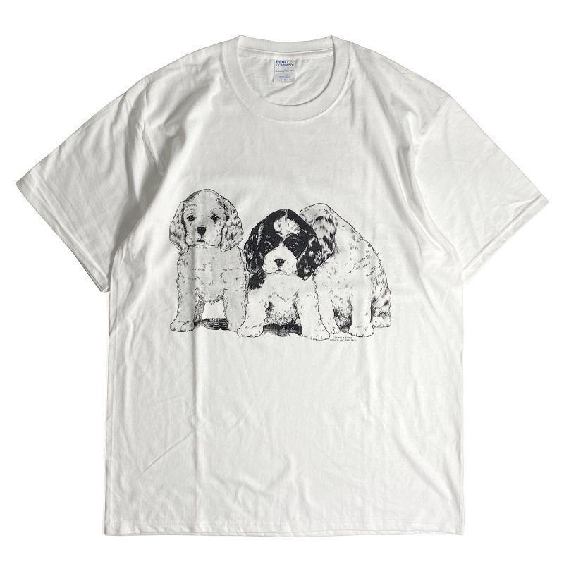 Coming & Going Designs アメリカン コッカー パピーズ Tシャツ Coming & Going Designs アメリカン コッカー パピーズ Tシャツ